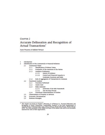 Accurate Delineation and Recognition of Actual Transactions