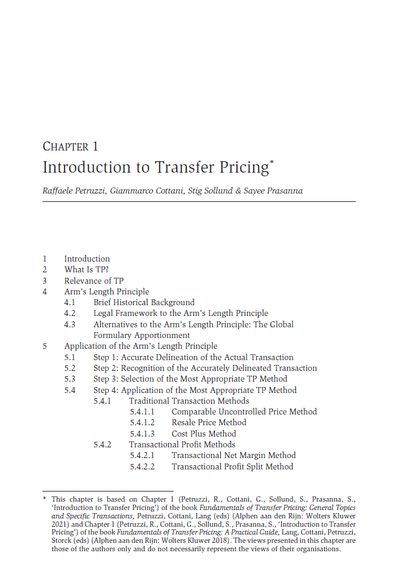 Introduction to Transfer Pricing